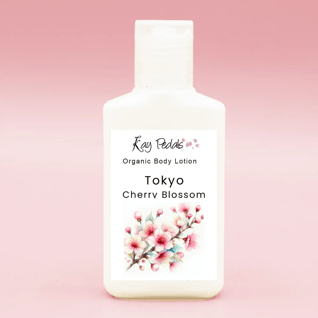 Tokyo Cherry Blossom Organic Body Lotion | Organic Body Cream | Shea Butter Lotion |  Almond Body Lotion | Fragrance Lotion-2