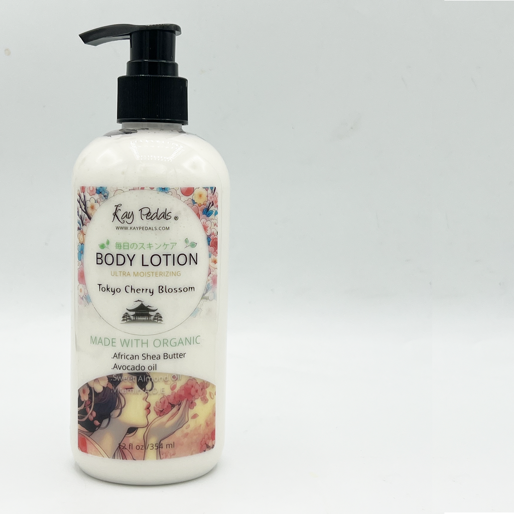 Tokyo Cherry Blossom Organic Body Lotion | Organic Body Cream | Shea Butter Lotion |  Almond Body Lotion | Fragrance Lotion-3